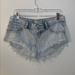 One Teaspoon Bonitas denim shorts